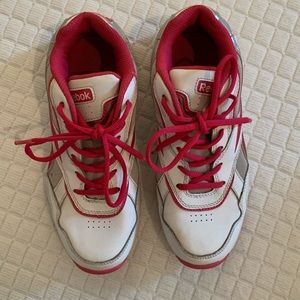 Reebok athletic shoes.